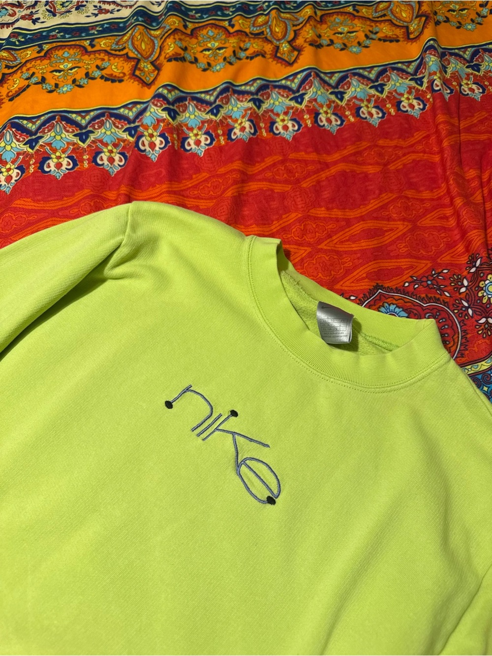 Nike Neon Lime Crewneck Sweatshirt